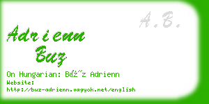 adrienn buz business card